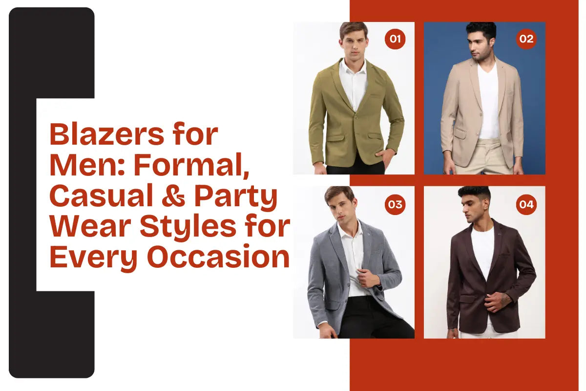 Blazers for Men: Formal, Casual & Party Wear Styles for Every Occasion
