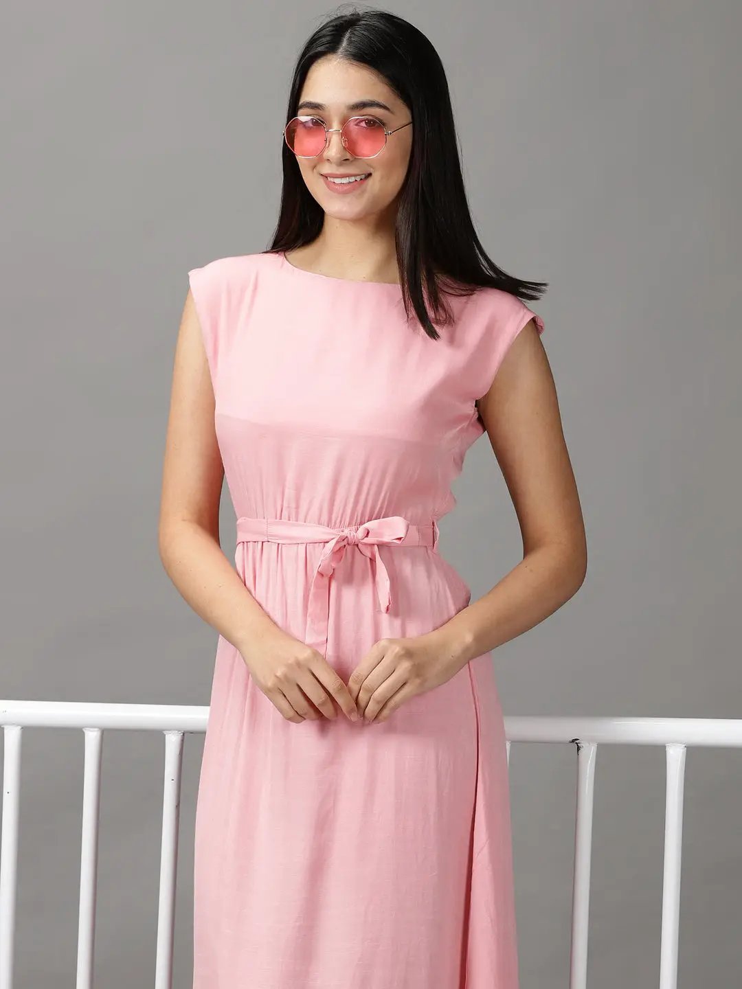 slim fit dress slacks Shop Women's Pink Fit & Flare Dress| Showoffff