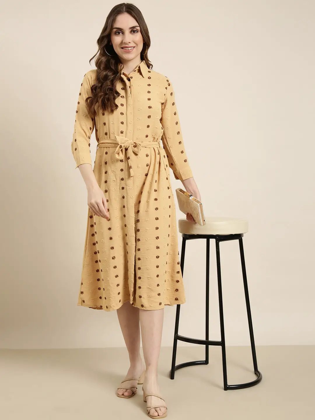 sachin and babi light blue dress Women S Floral Print Long Sleeve Fit Flare Casual Dress