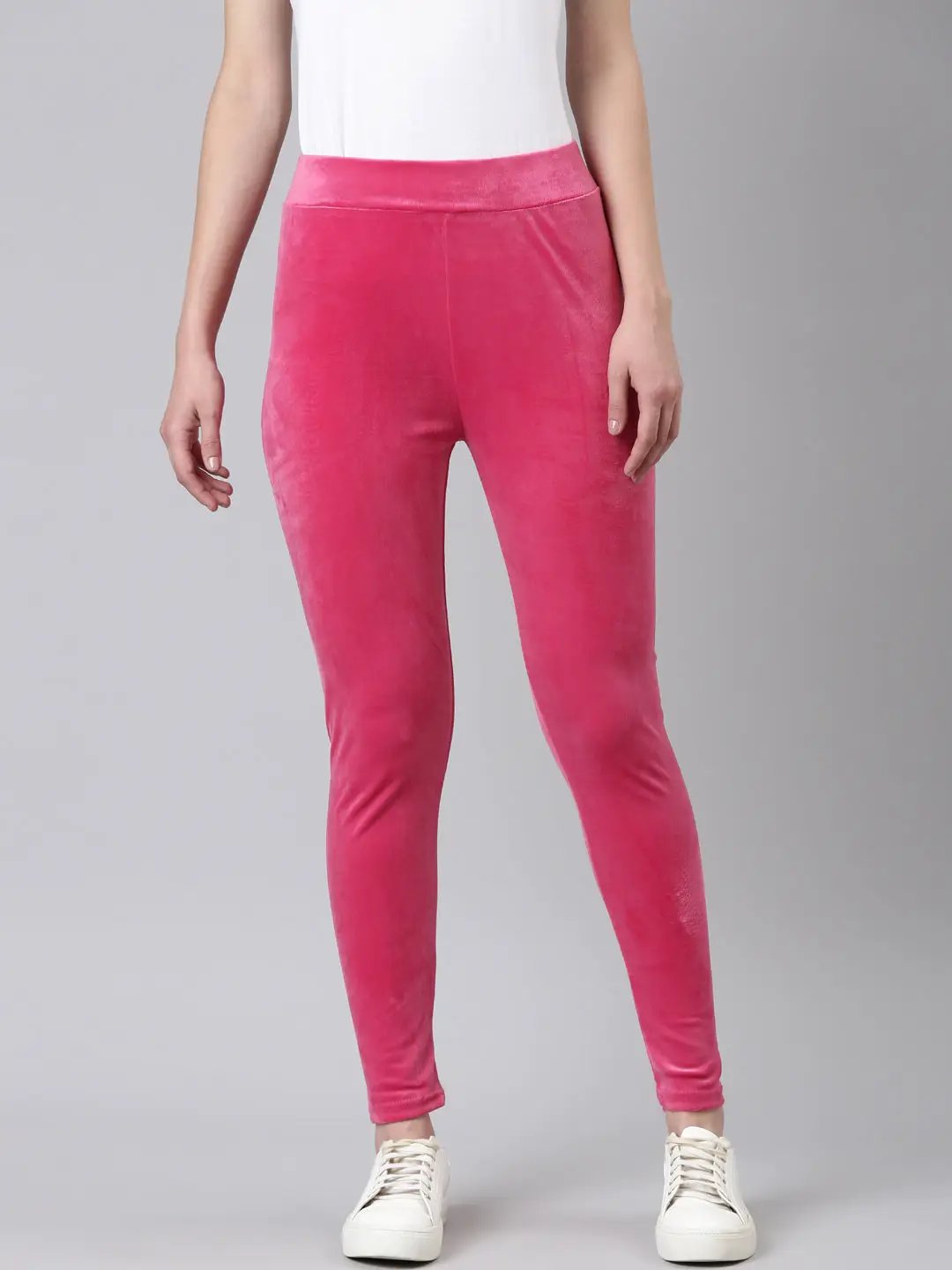 Women's Pink Ankle Length Leggings - from SHOWOFFFF