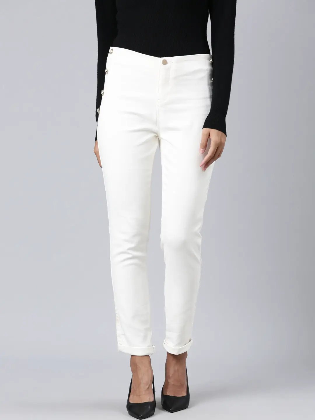 OFF White Relaxed Fit Denim Jeans