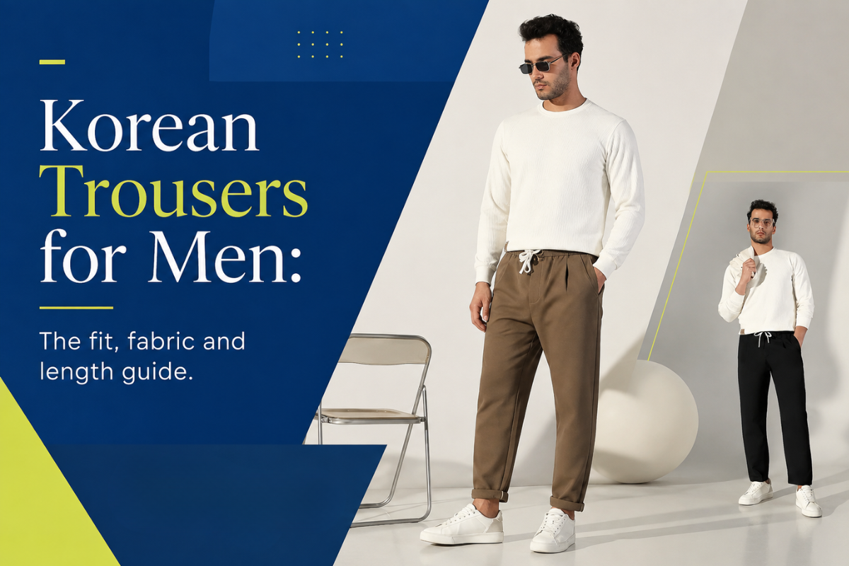 Korean Trousers for Men: The Fit, Fabric and Length Guide