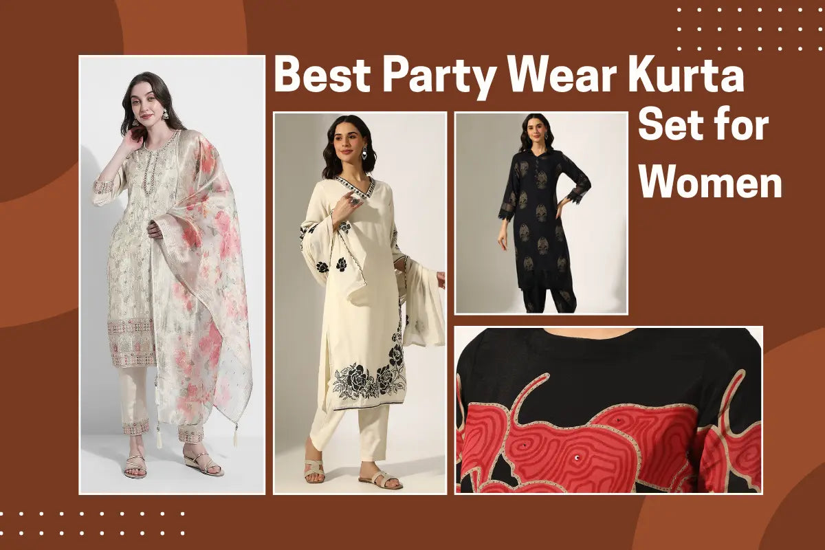 Best Party Wear Kurta Set for Women to Elevate Your Ethnic Style