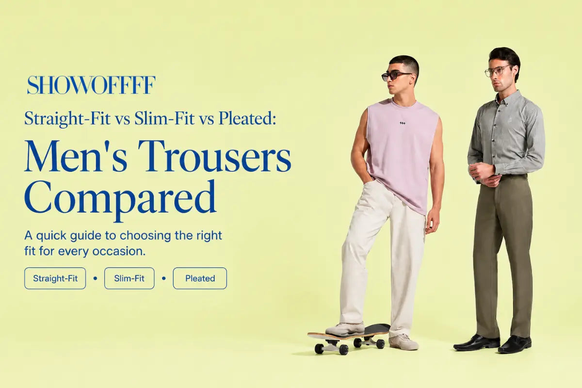 Straight-Fit vs Slim-Fit vs Pleated: Men's Trousers Compared