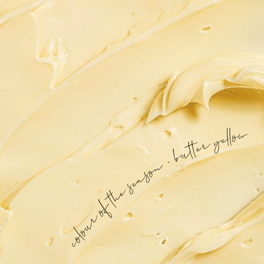 The Top Color Of The Season 2024 : Butter Yellow