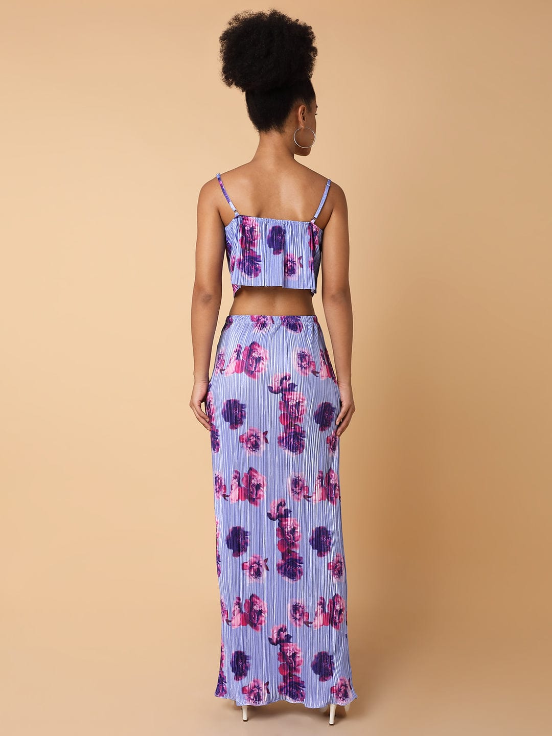 Women's Printed Lavender Co-Ords Set