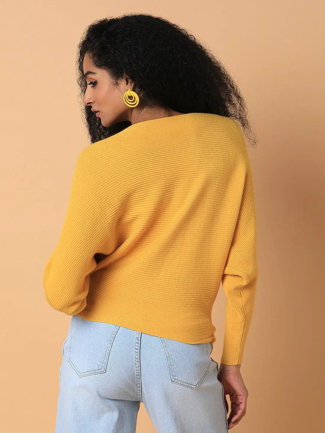Women's Solid Mustard Top