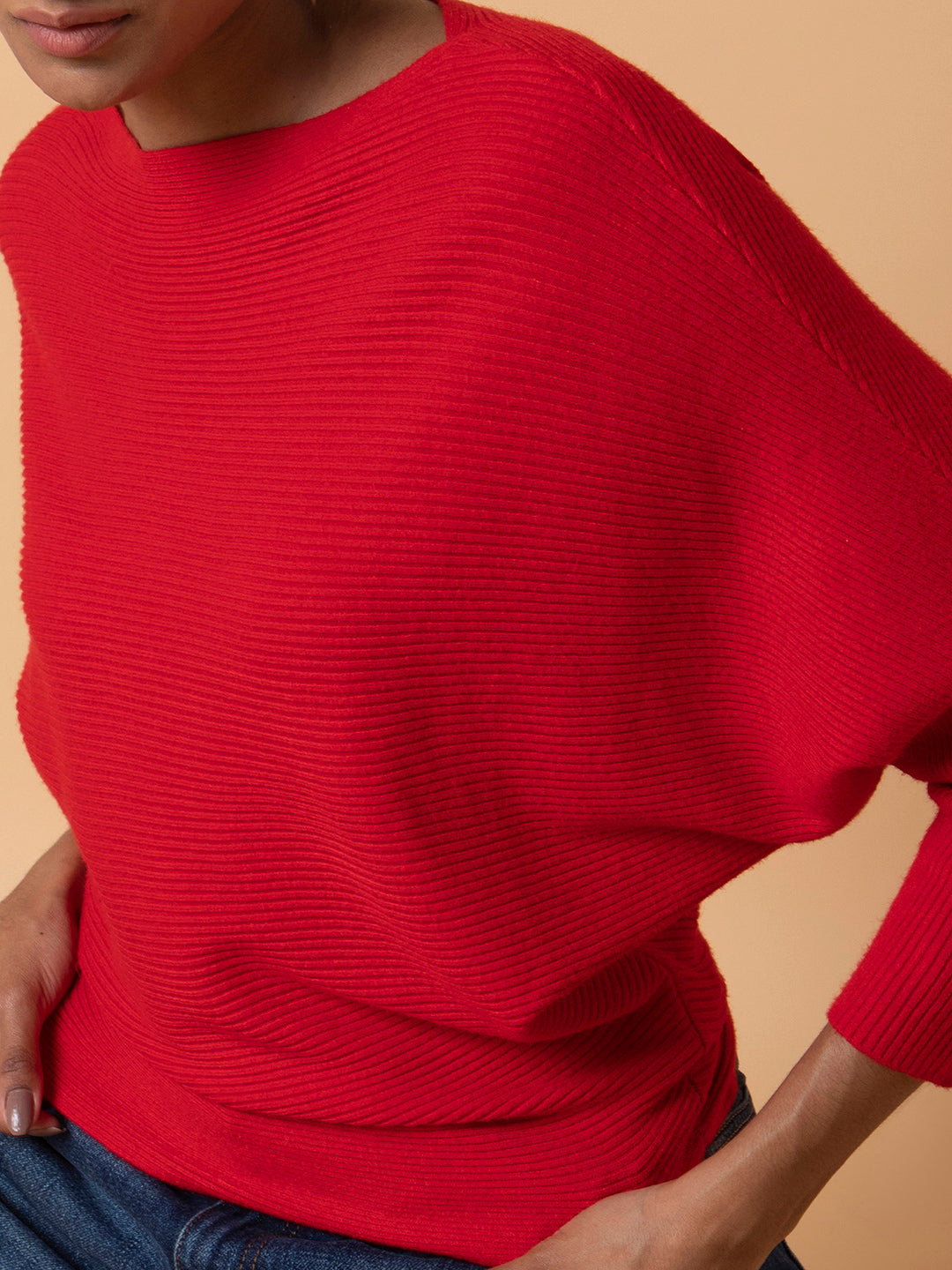 Women Solid Red Top