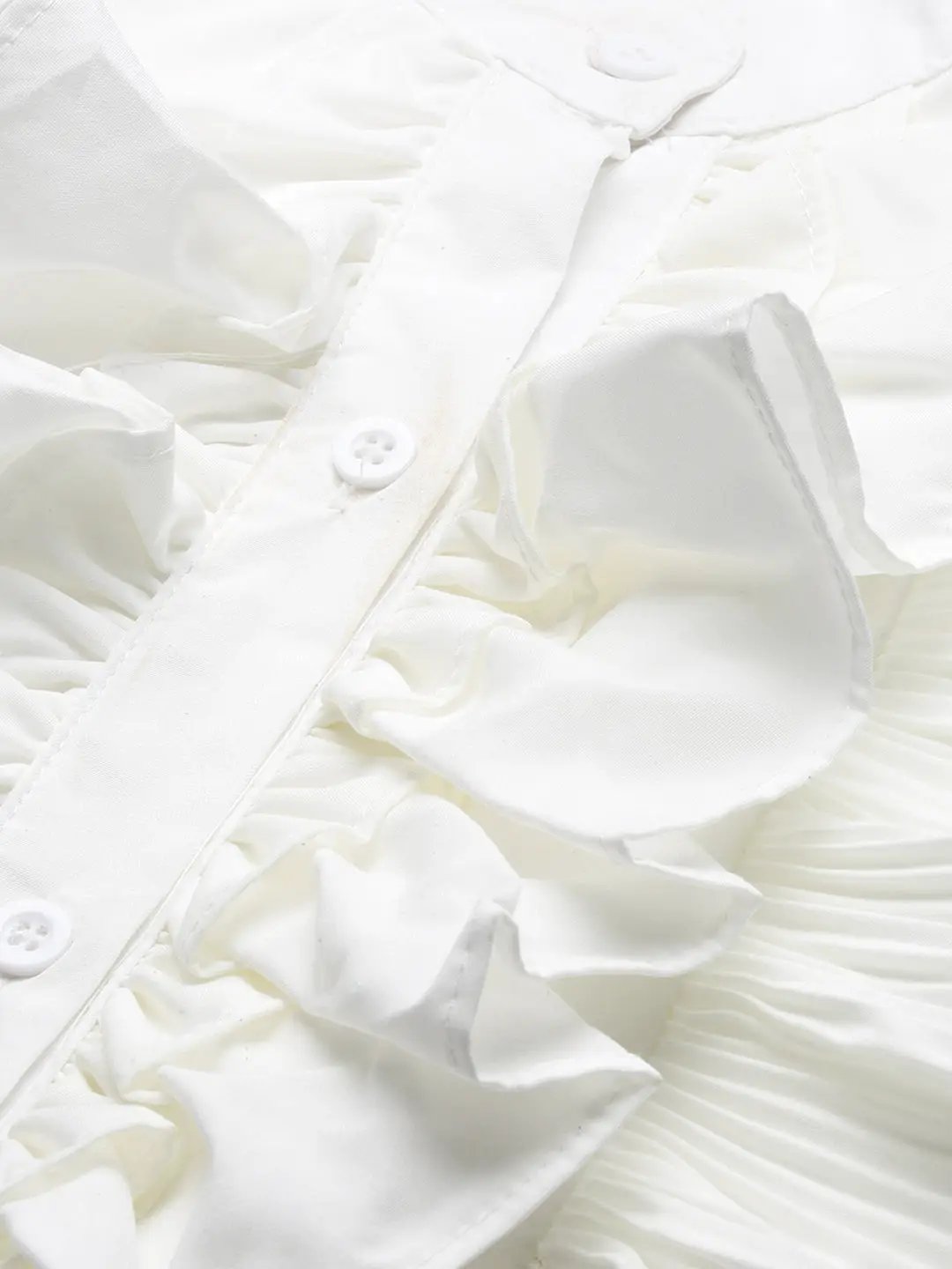 Women's Solid White Top