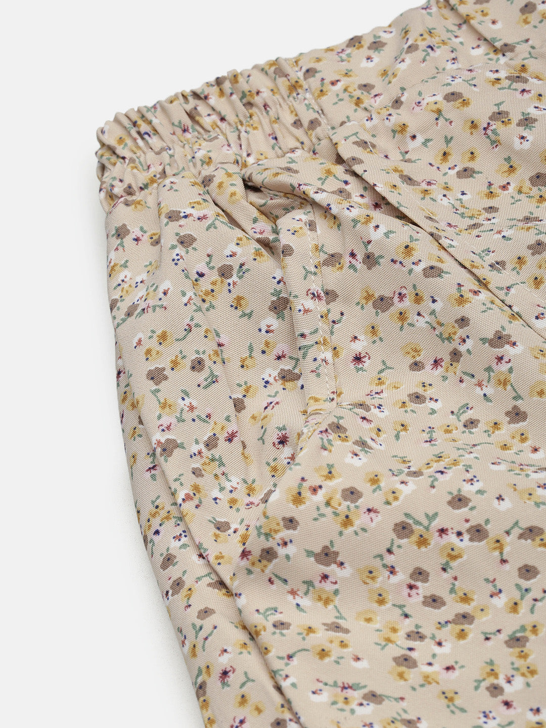 Women's Beige Printed Co-Ords