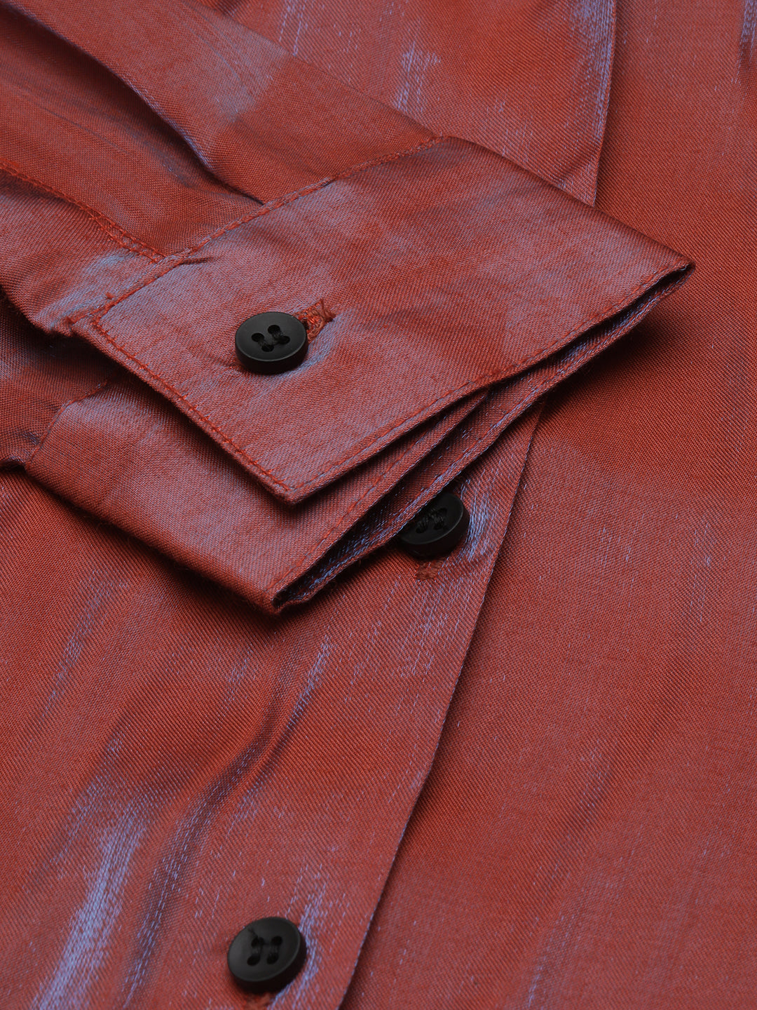 Women Rust Solid Shirt