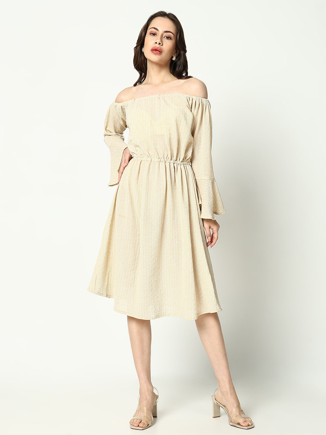 Women's A-Line Champagne Dress