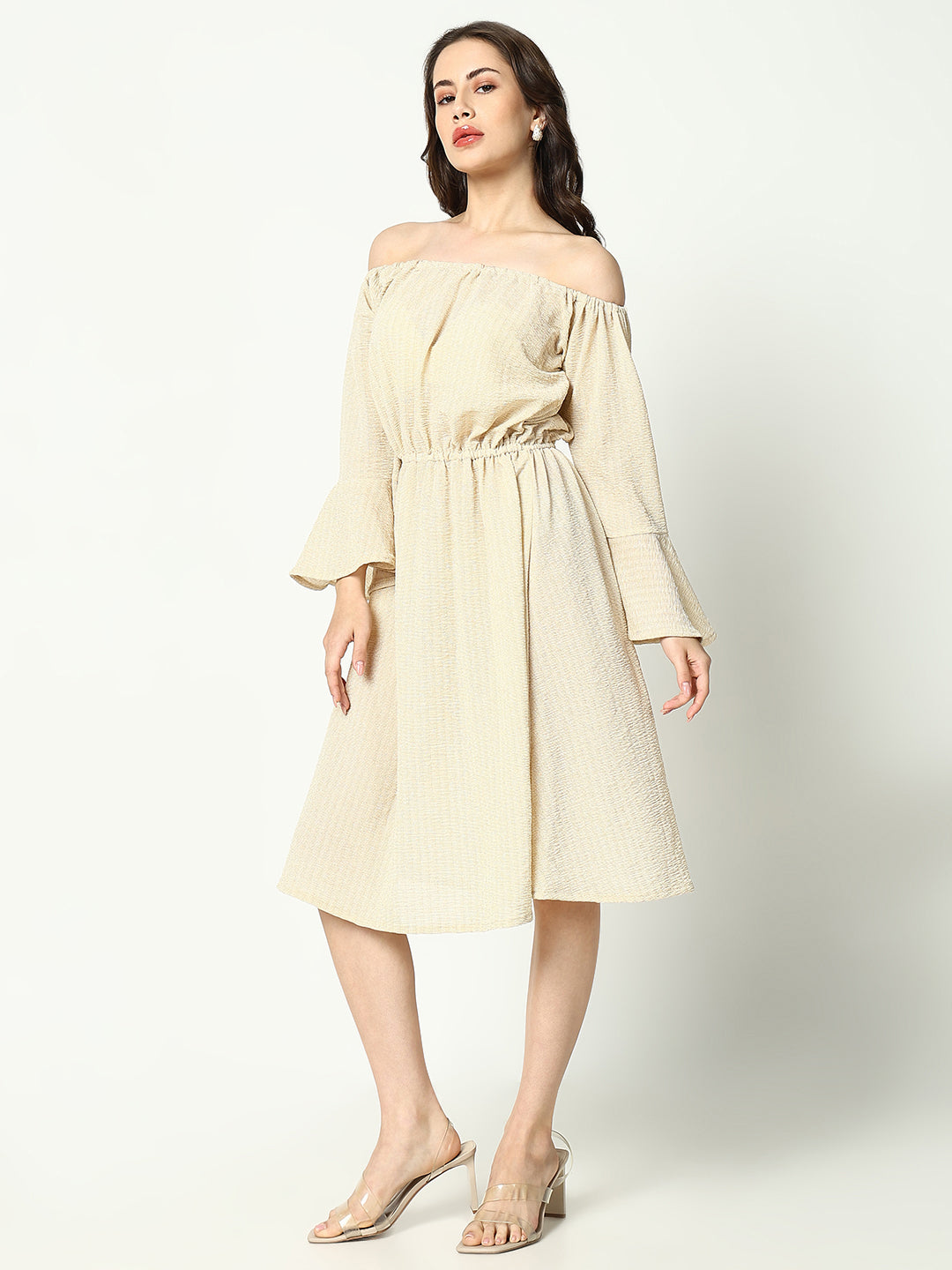 Women's A-Line Champagne Dress