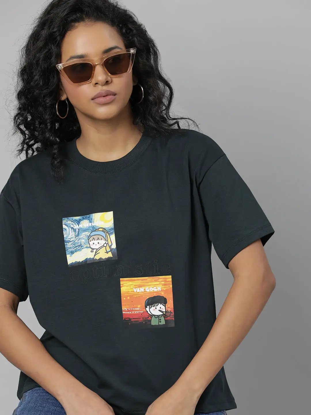 Women's Solid Green T-Shirt - Uncategorized from SHOWOFFFF