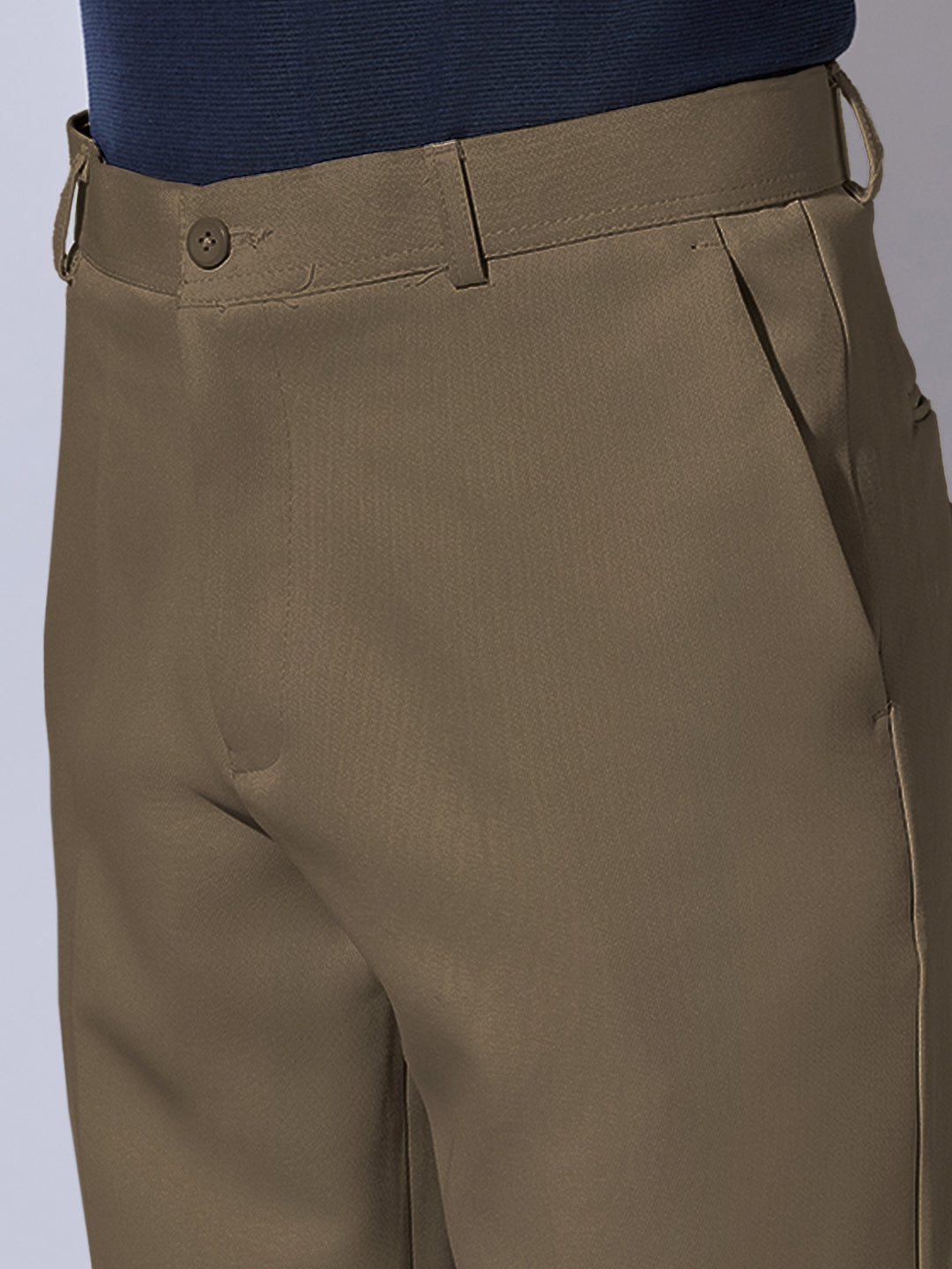 Men's Khaki Bootcut Fit Trousers