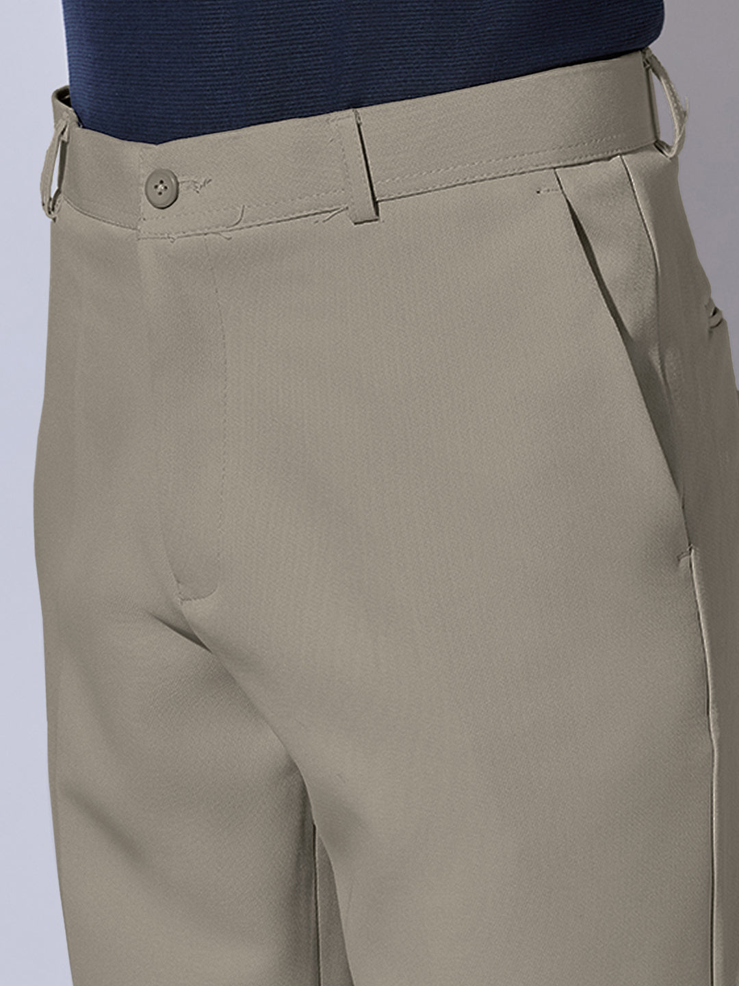 Men's Grey Korean Baggy Fit Trousers