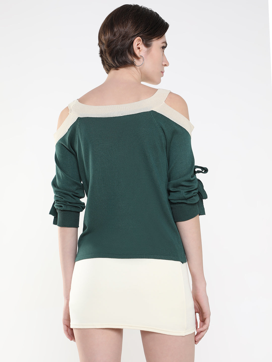 Women's Solid Green Top