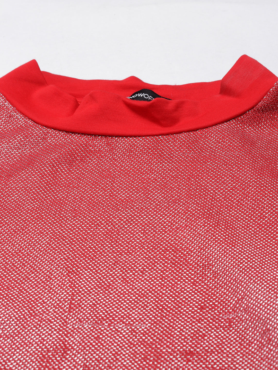 Women Shimmer Red Top