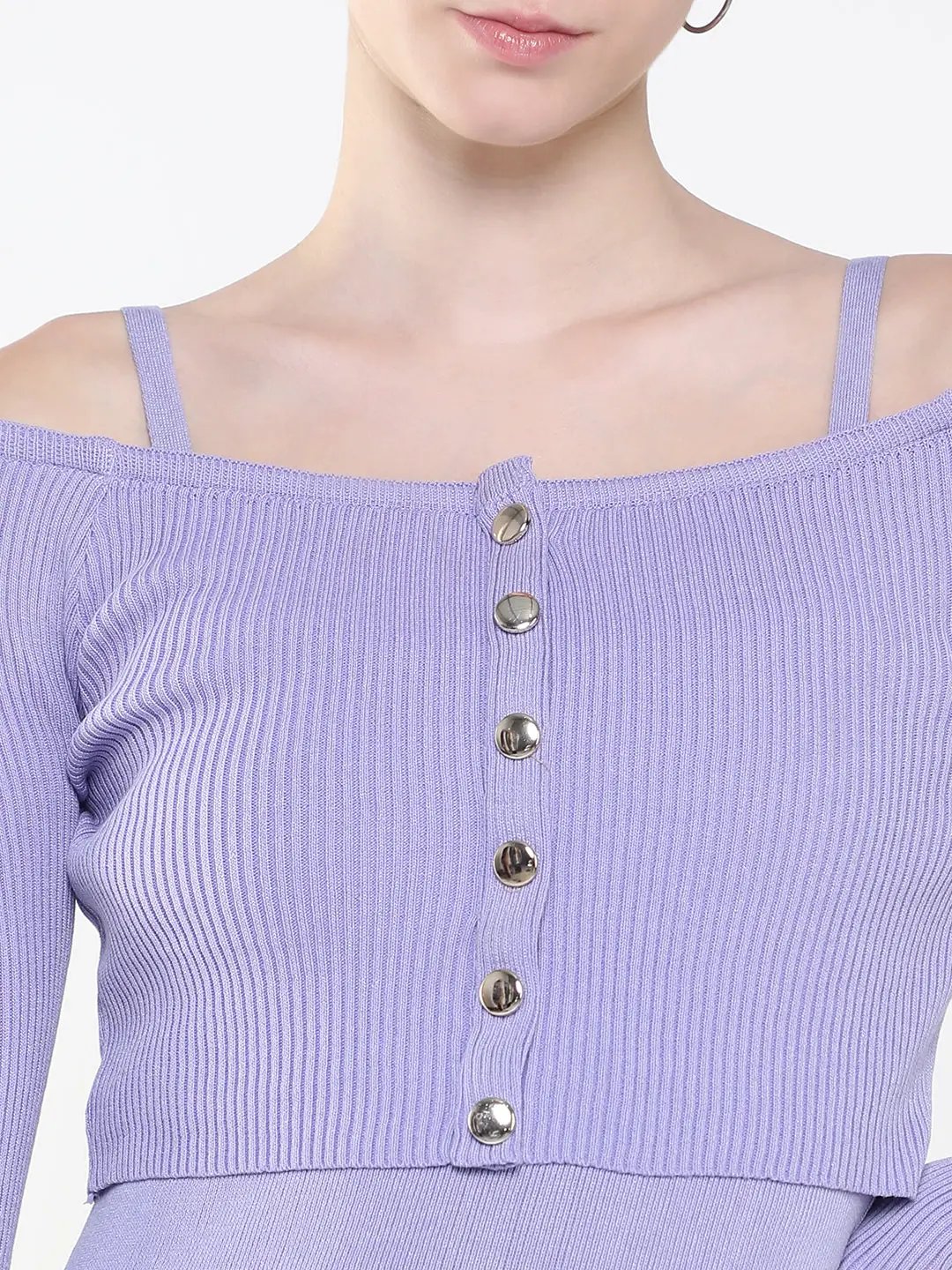 Shop Women's Solid Purple Bodycon Dress with Shrug| Showoffff Shop Women's Solid Purple Bodycon Dress with Shrug| Showoffff