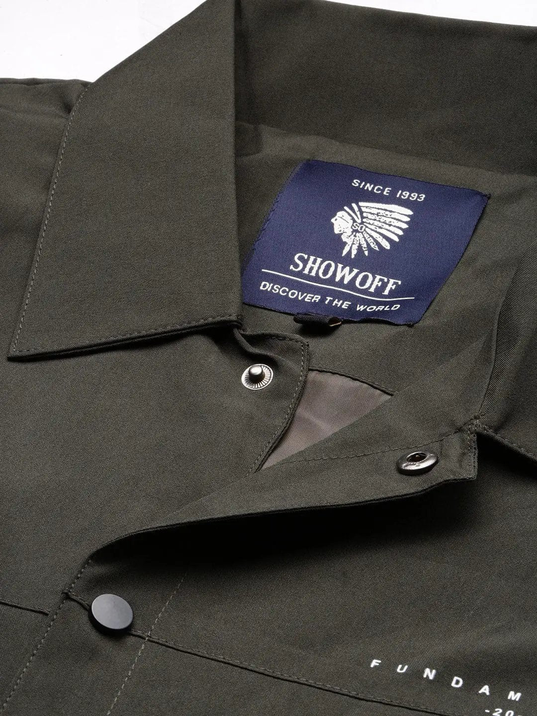 Men's Spread Collar Green Solid Tailored Jacket