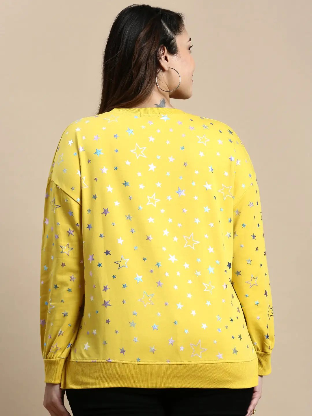 Women's Graphic Yellow Top