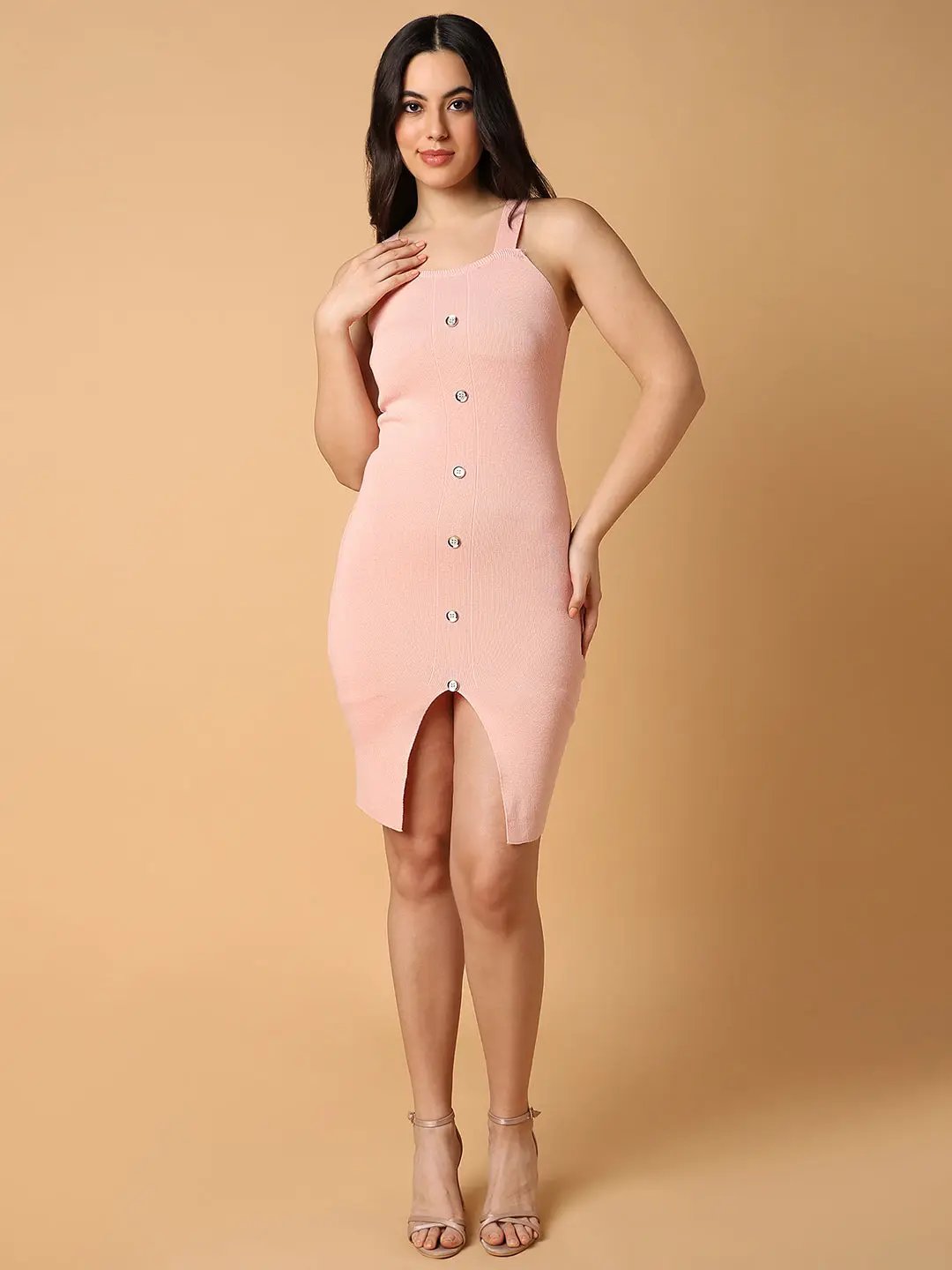 Shop Women's Pink Bodycon Dress| Showoffff Shop Women's Pink Bodycon Dress| Showoffff