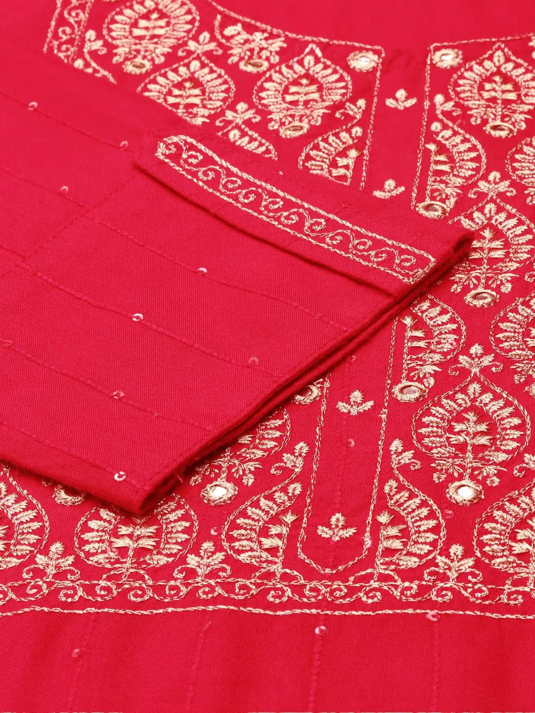 Women's Solid Pink Straight Kurta