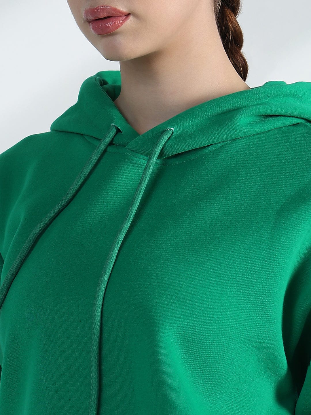 Women's Green Oversized Hoodie