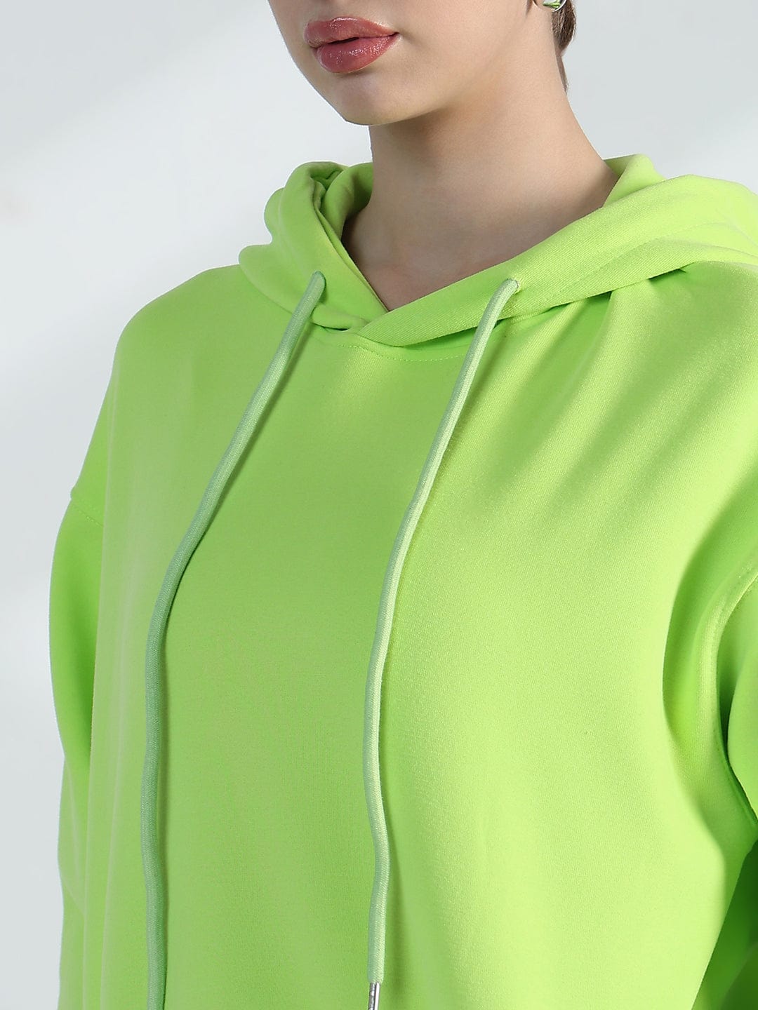 Women's Lime Green Oversized Hoodie