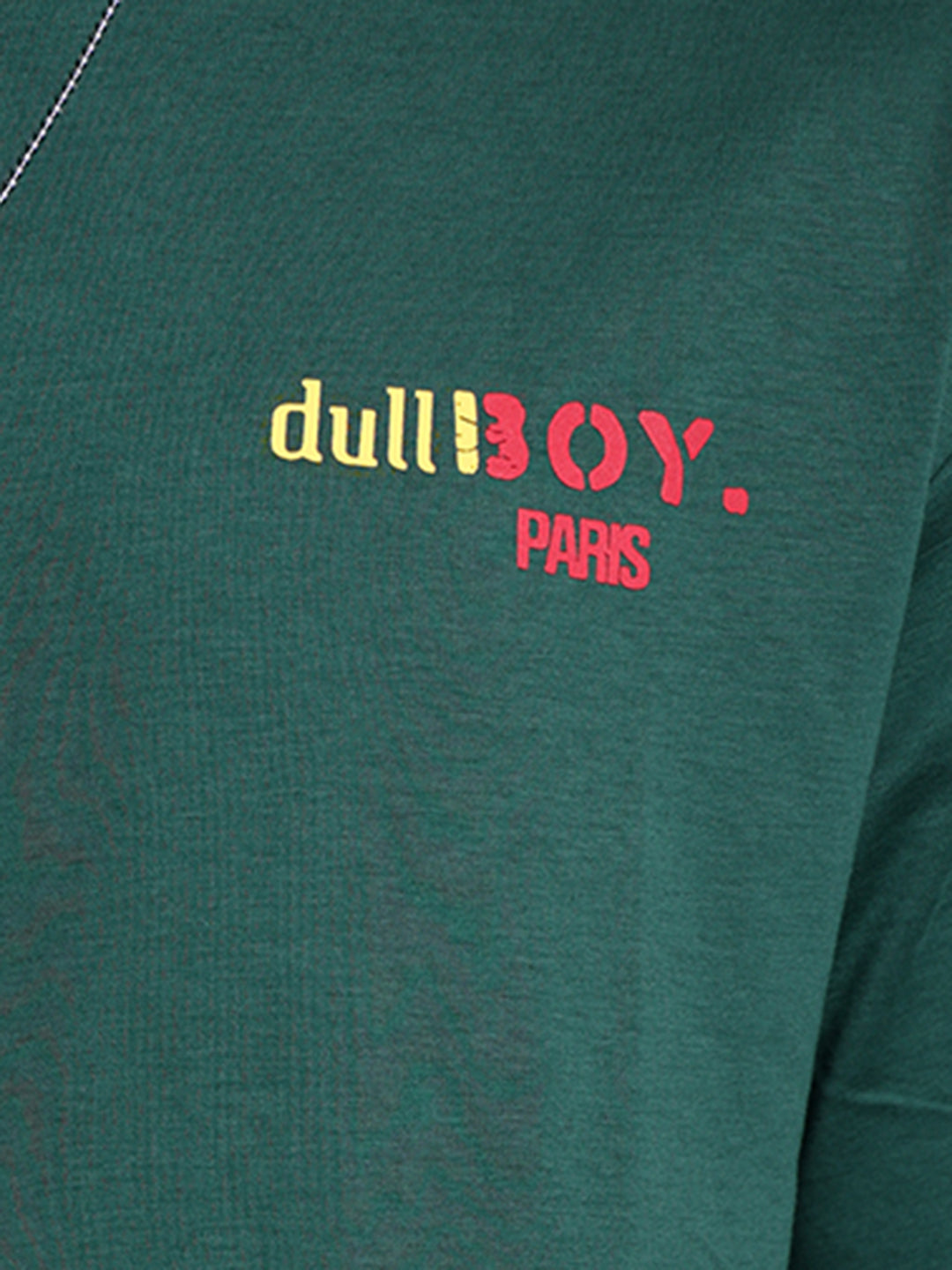 Men's Graphic Print Green Round Neck Relaxed Fit T-Shirt