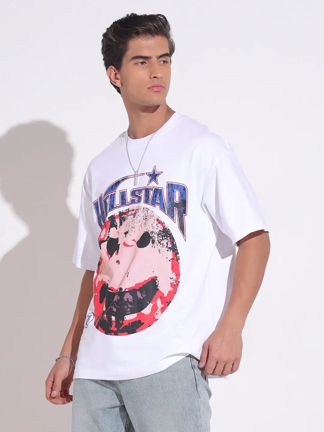 Men's Graphic Printed White T-Shirt - from SHOWOFFFF