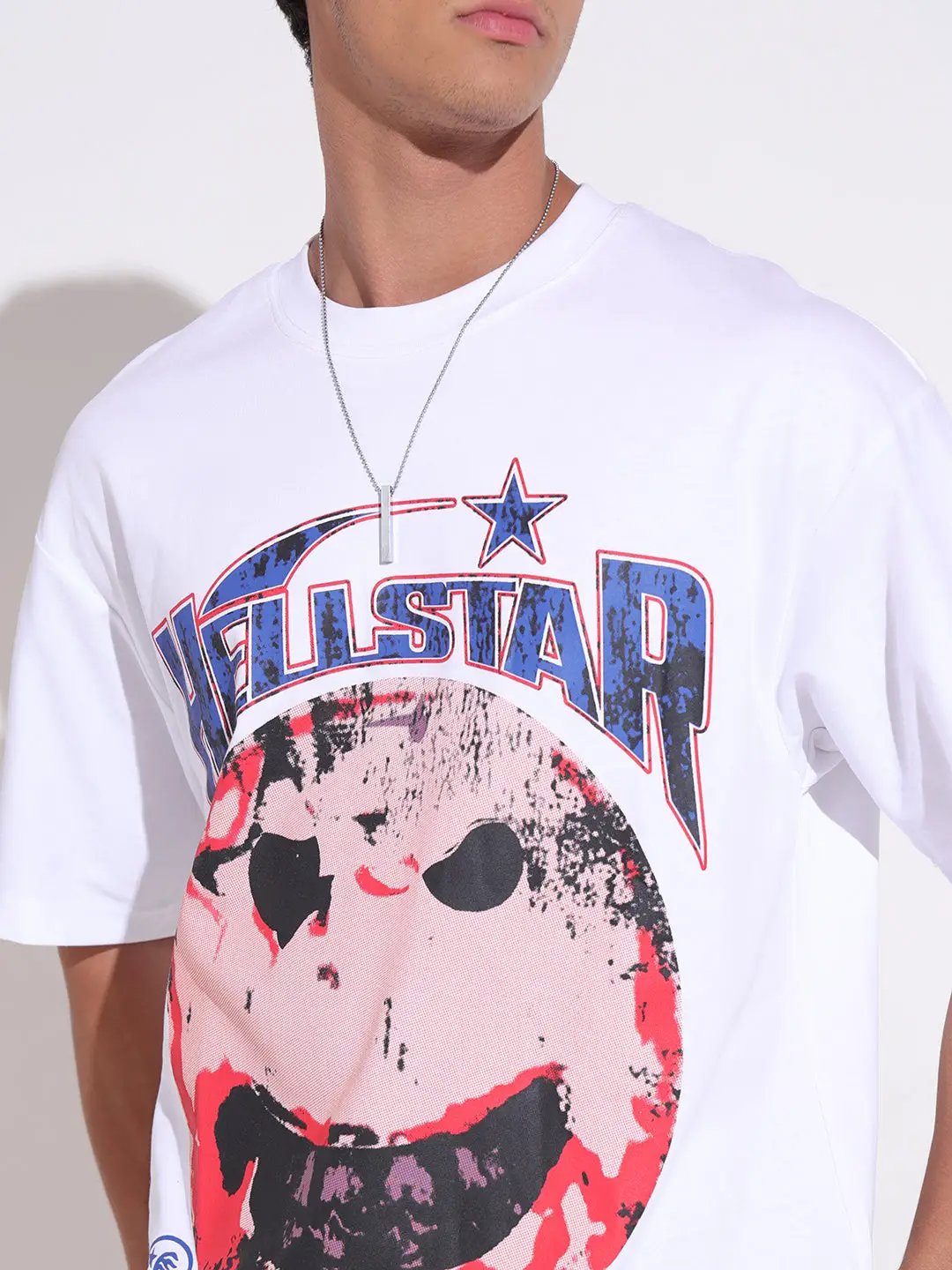 Men's Graphic Printed White T-Shirt - from SHOWOFFFF
