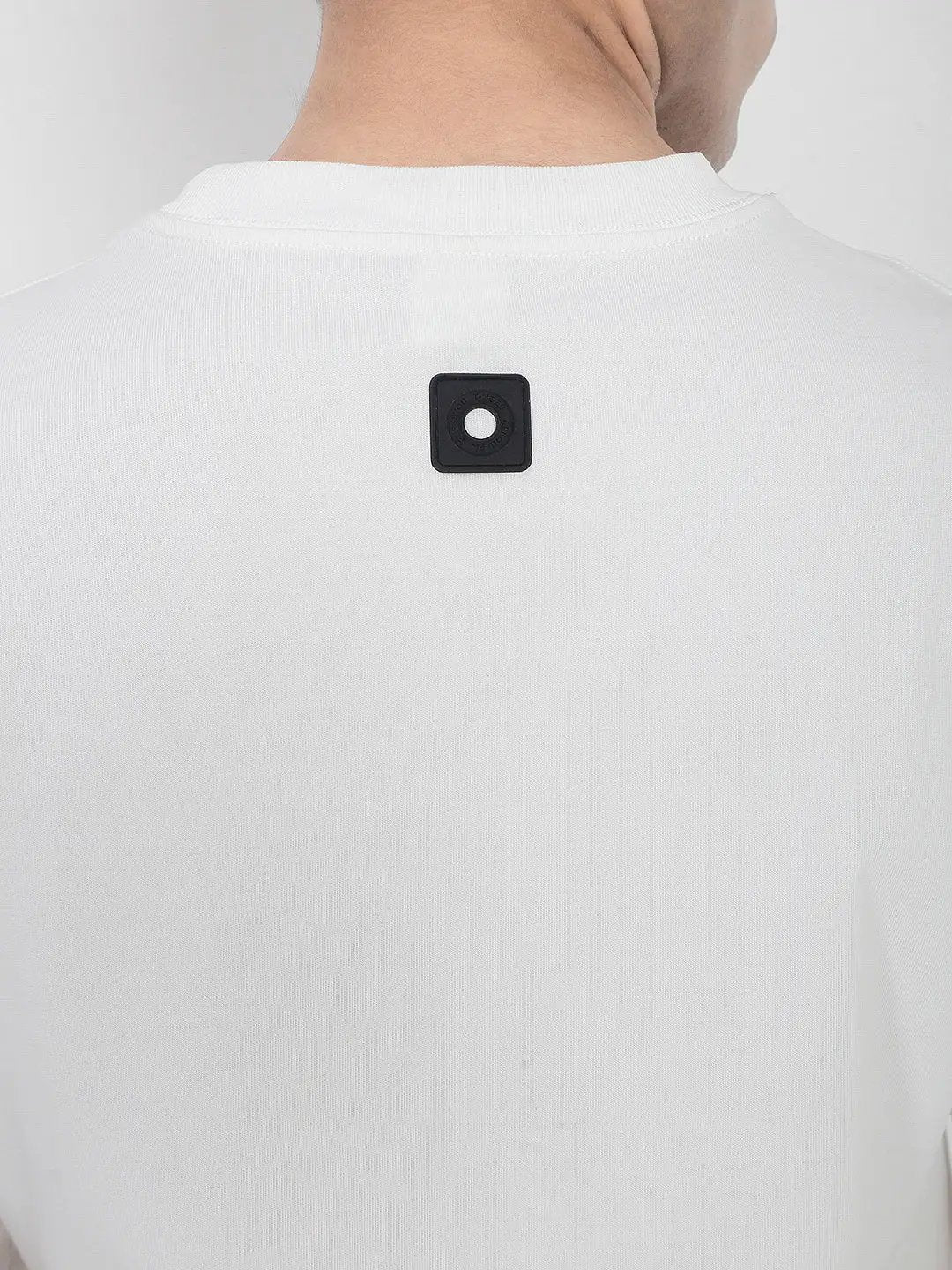 Men's White Oversized Typography T-Shirt - from SHOWOFFFF