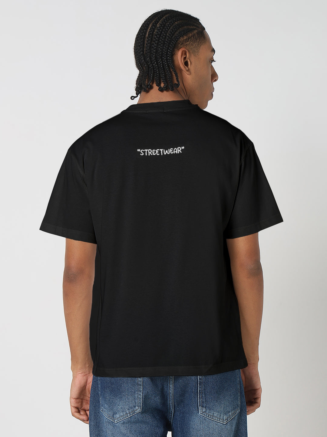 Men's Black Regular Fit T-Shirt