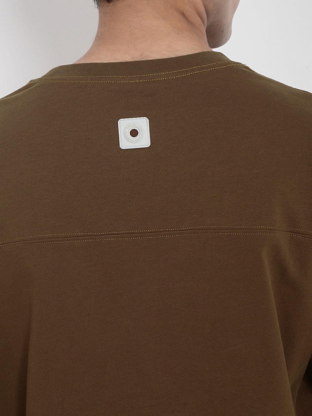 Men's Brown Oversized T-Shirt