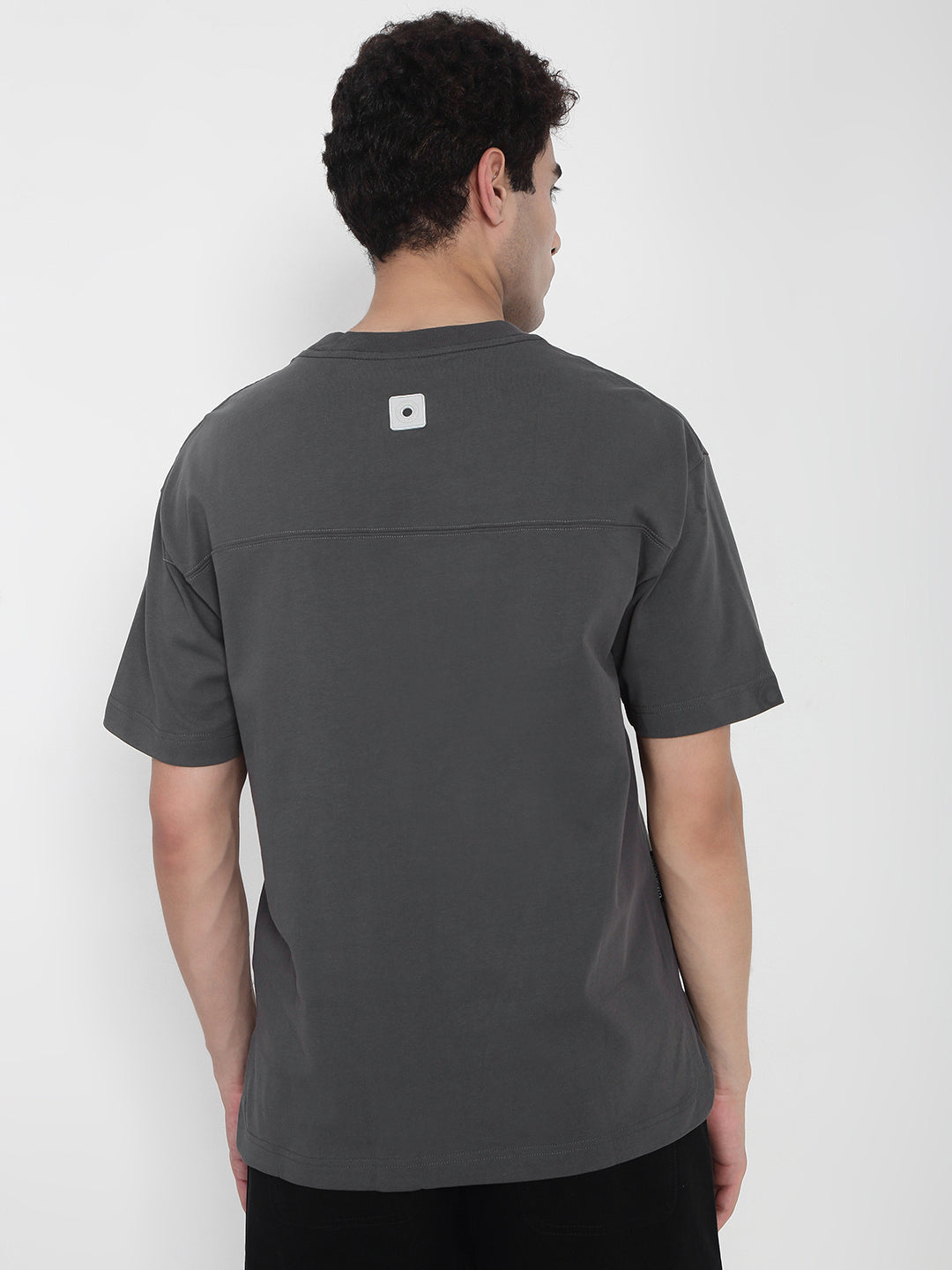 Men's Basic Regular Fit Grey T-Shirt