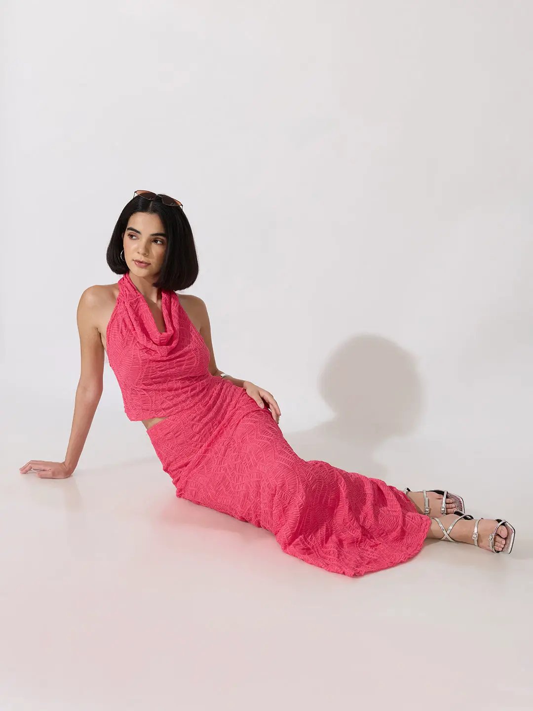 Women's Pink Top and Skirt Co-Ords Set - from SHOWOFFFF