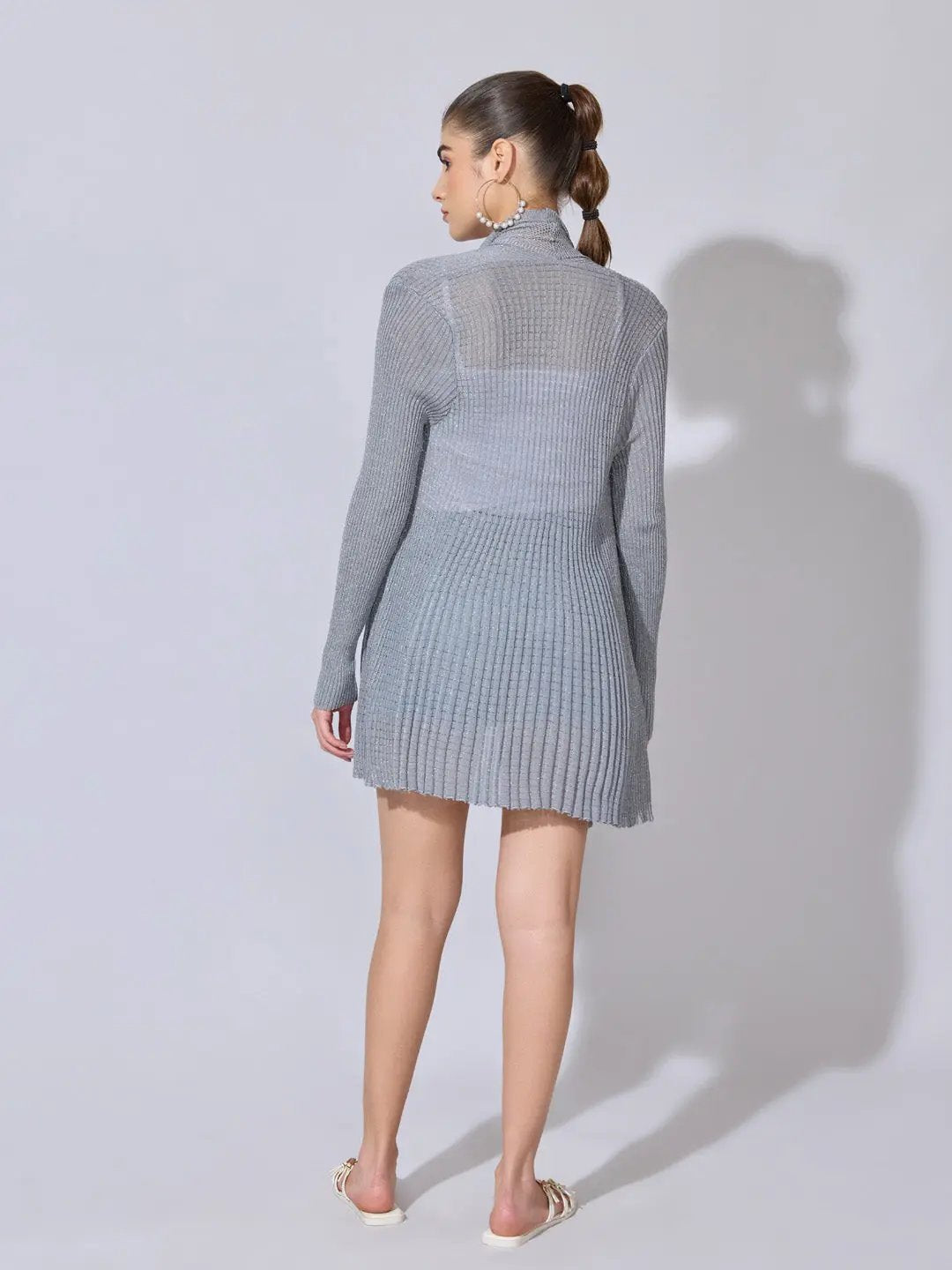 grey shrug for dresses Wedding Shrug Knit Grey Shrug Cover Ups Shawls Wraps Long Sleeve Evening Shrug Weddings Bridal Accessories Shrugs Boleros Bridesmaids Gift