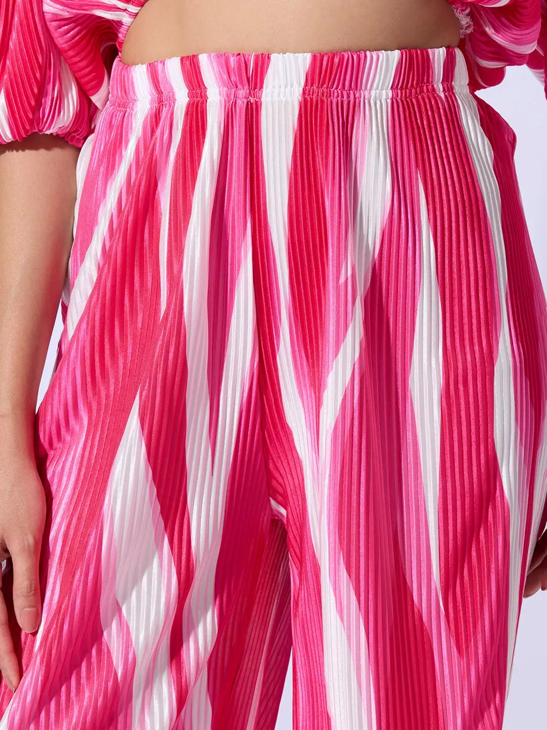 Women's Printed Pink Cotton Co-Ords Set - Uncategorized from SHOWOFFFF