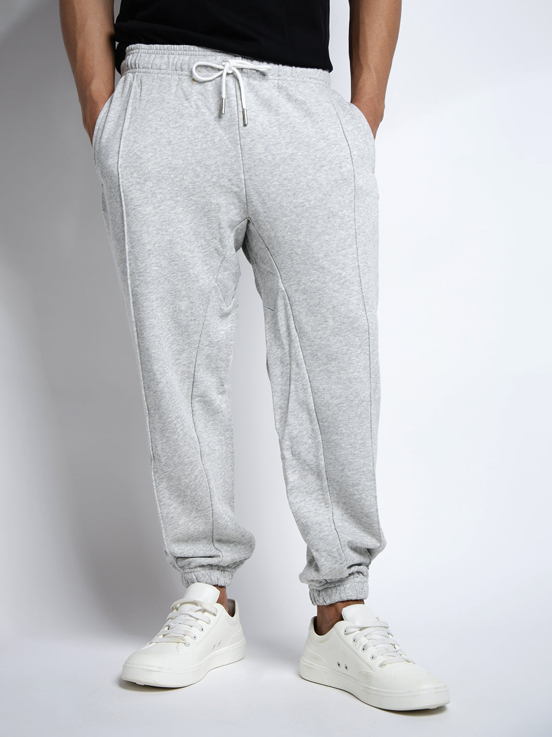 Men's Grey Loose Fit Joggers