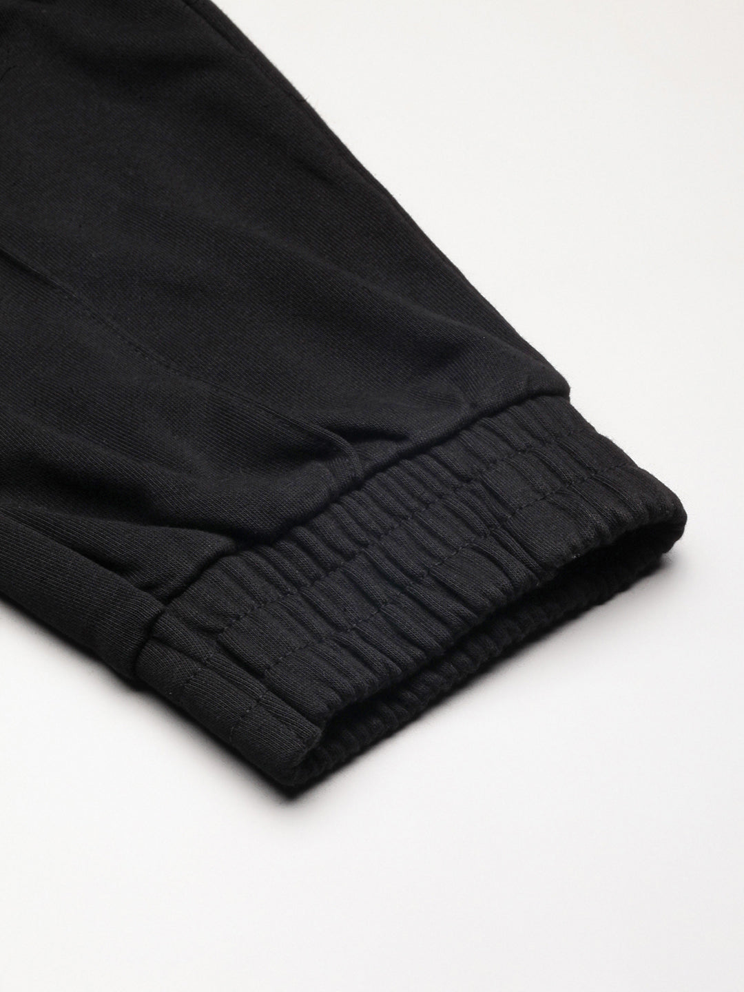 Men Black Solid Joggers