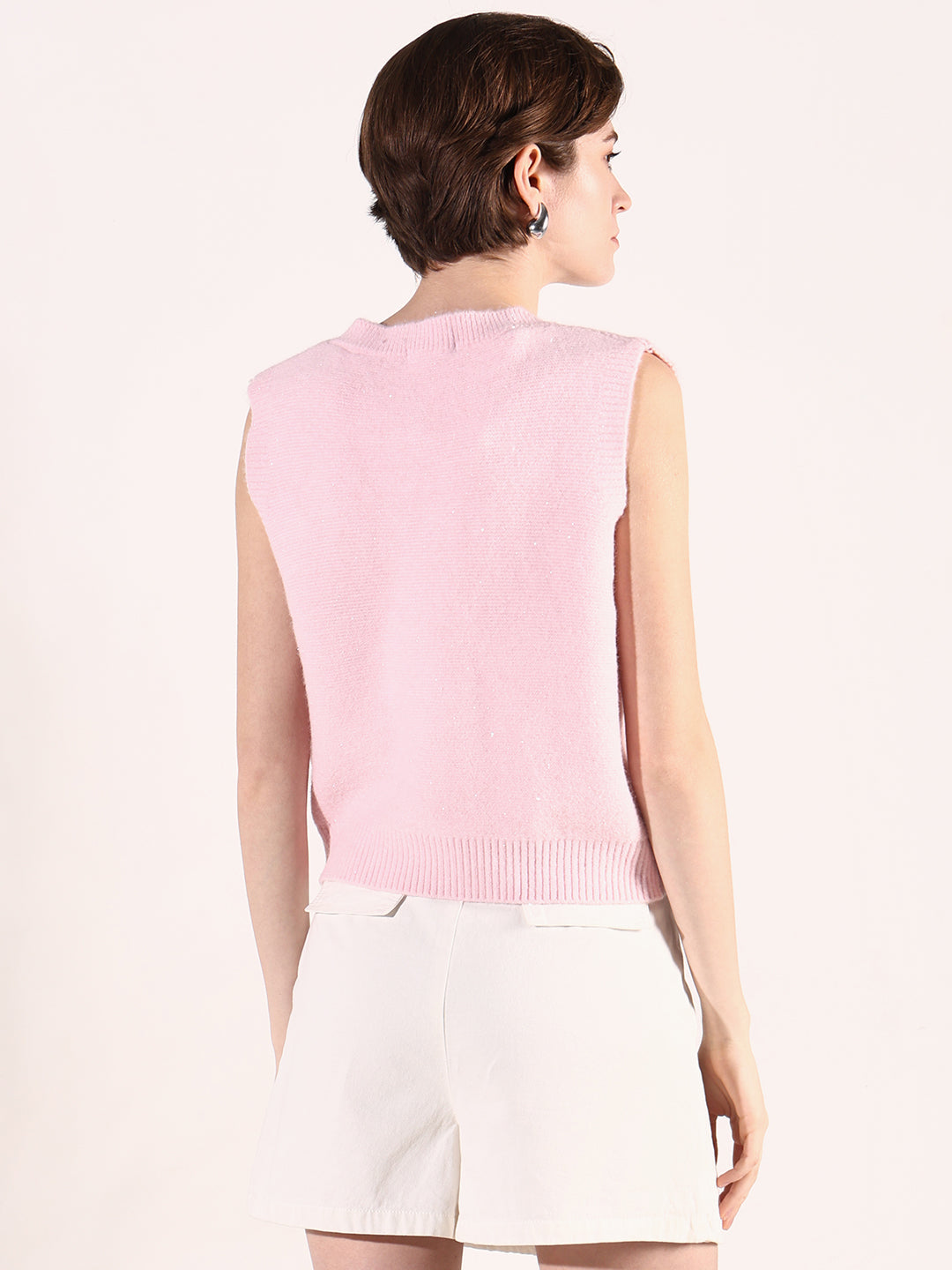 Women Pink Solid Top