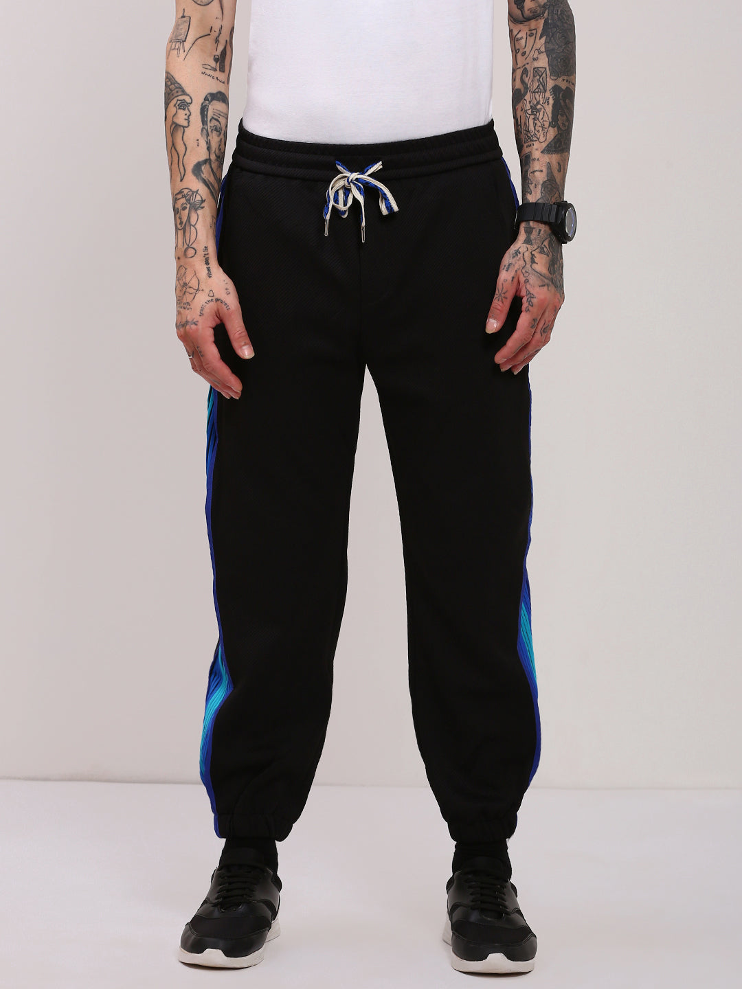 Men Black Solid Jogger