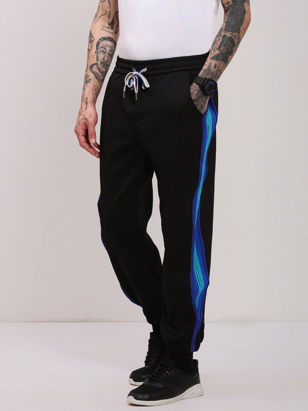 Men Black Solid Jogger