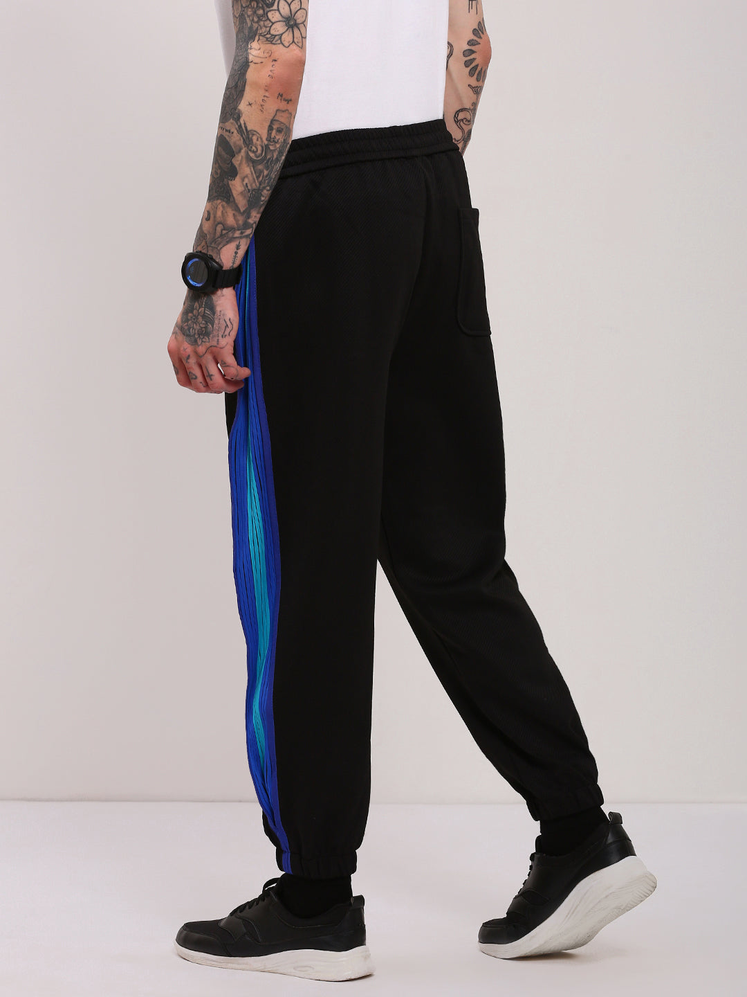 Men Black Solid Jogger