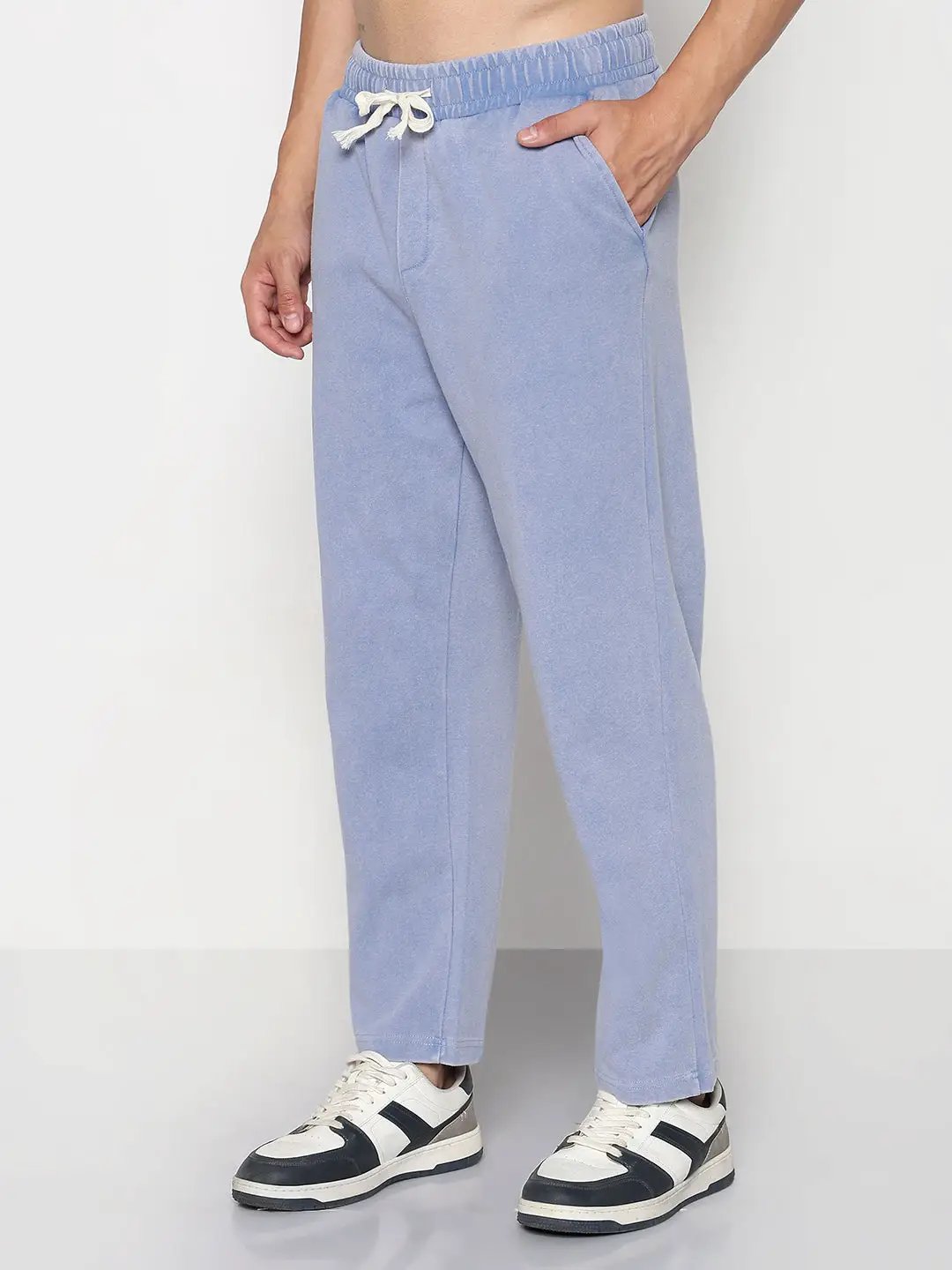 Men's Blue Relaxed Fit Trouser - from SHOWOFFFF