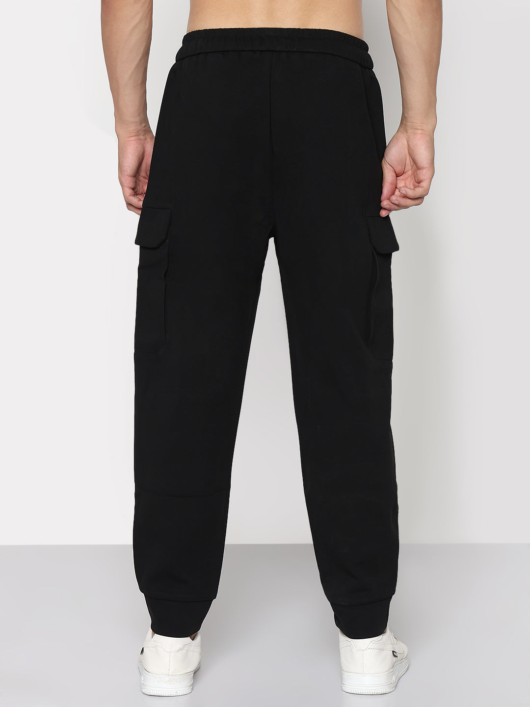 Men's Black Relaxed Fit Joggers