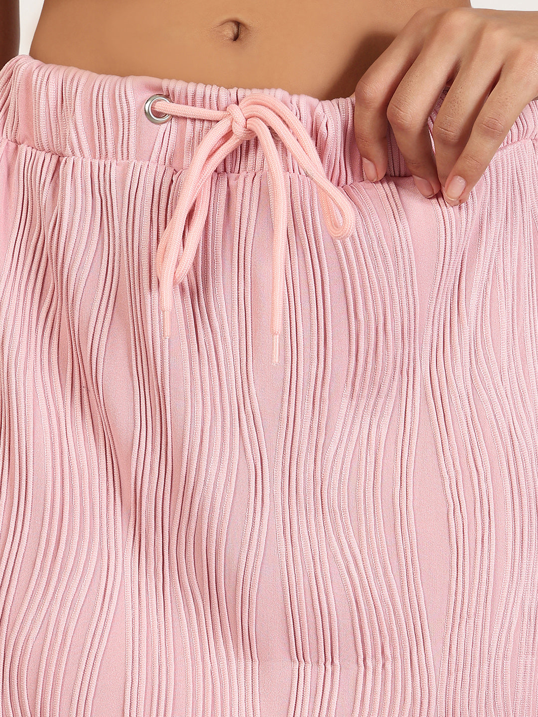 Women's Solid Pink Co-Ords Set