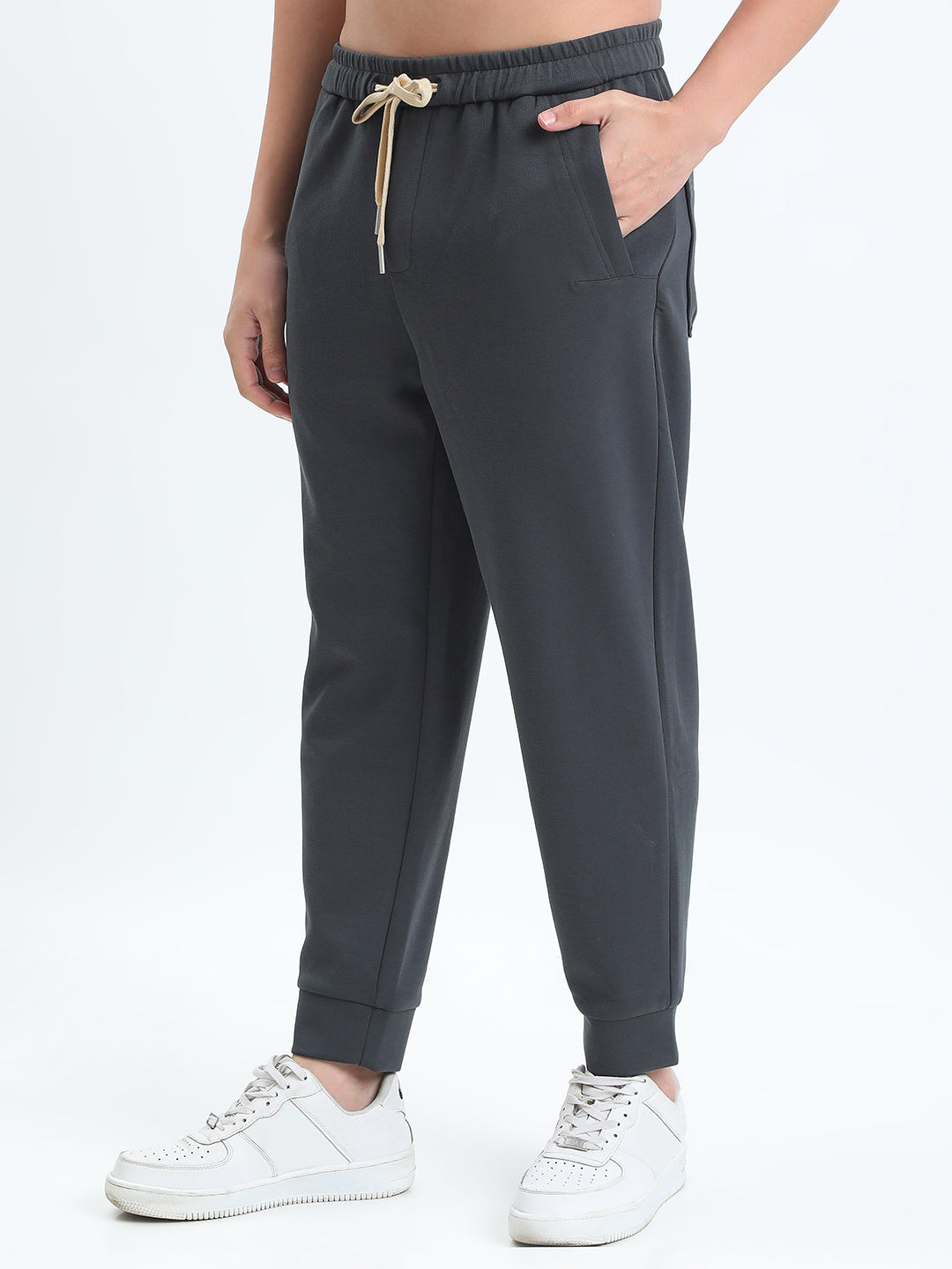 Men's Grey Slim Fit Joggers