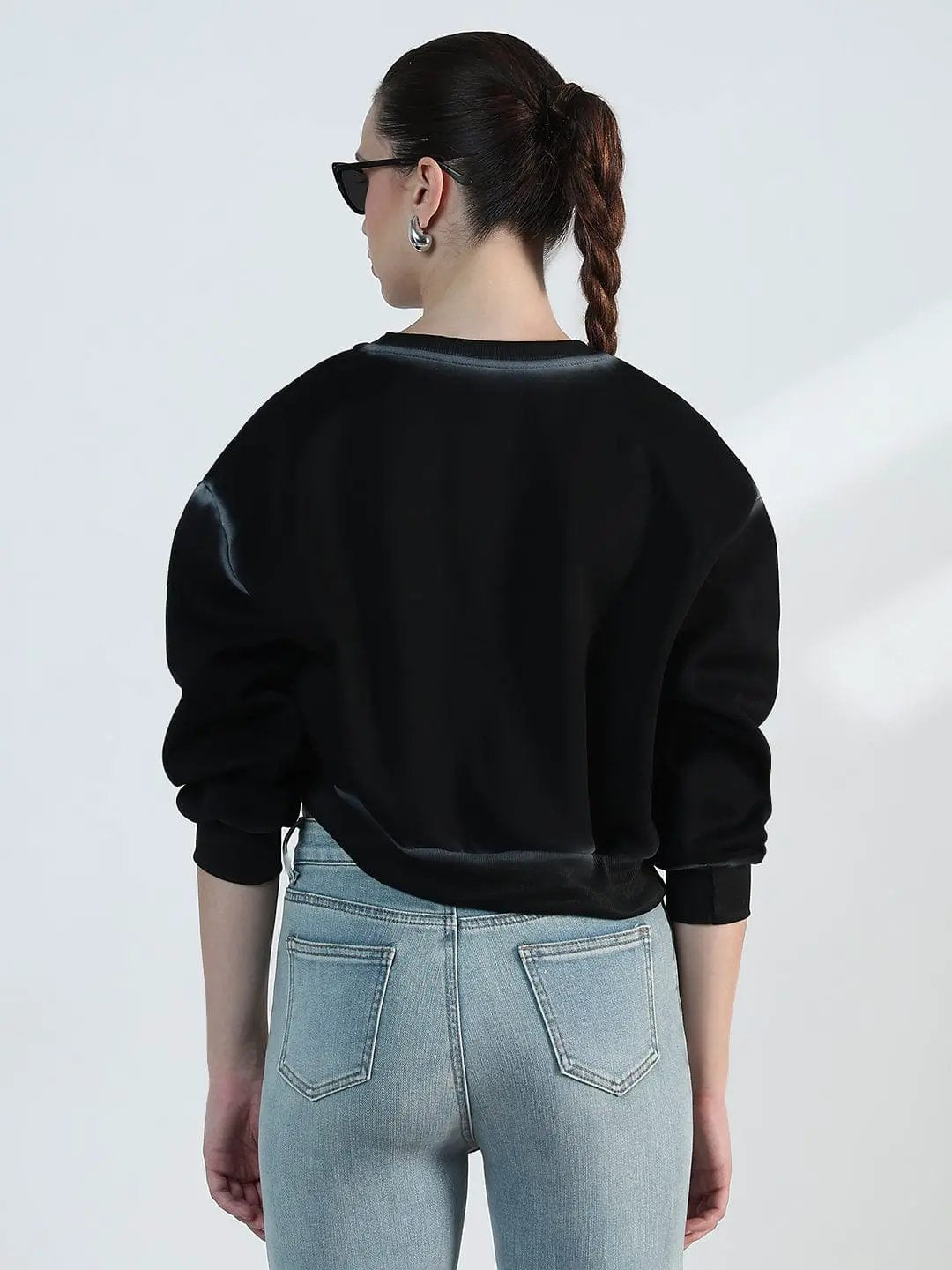 Women's Black Oversized Short Top - Uncategorized from SHOWOFFFF